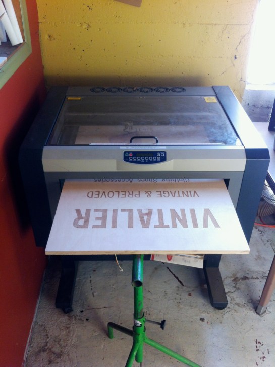 Vintalier a board sign - 1