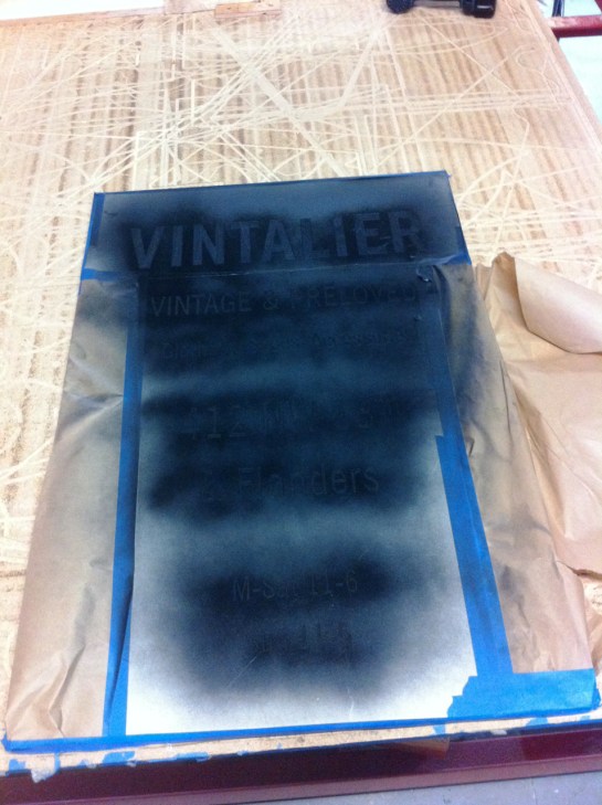 Vintalier a board sign - 2